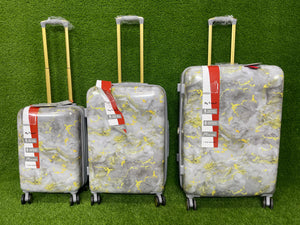 My Travel Luggage Marble design 3 Picse Set