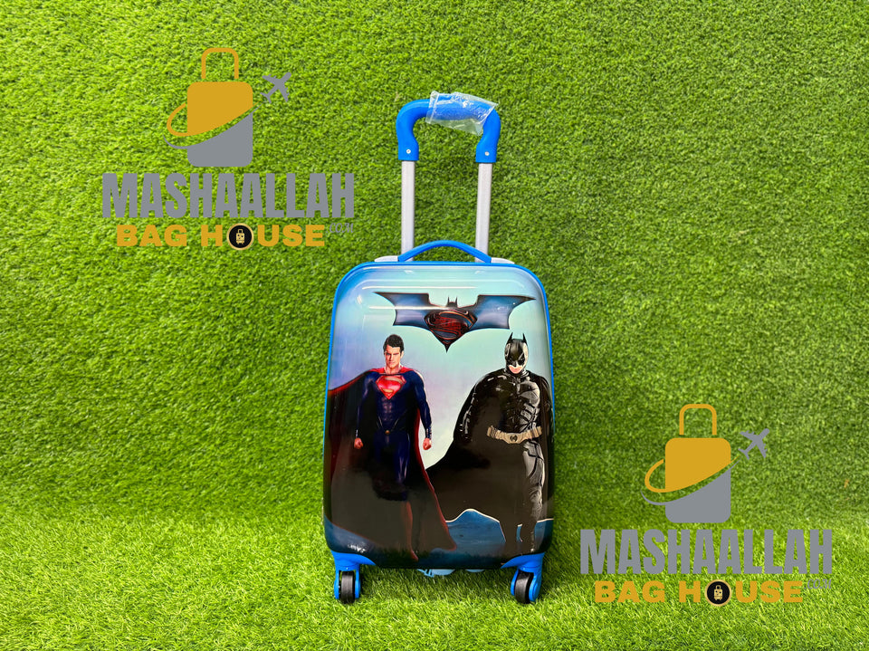 kids cartoon character luggage bags