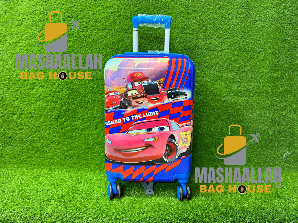 kids cartoon character luggage bags