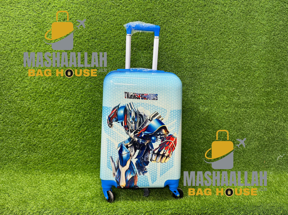 kids cartoon character luggage bags