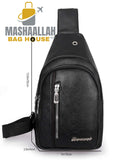 Leather Cross Body Bag.