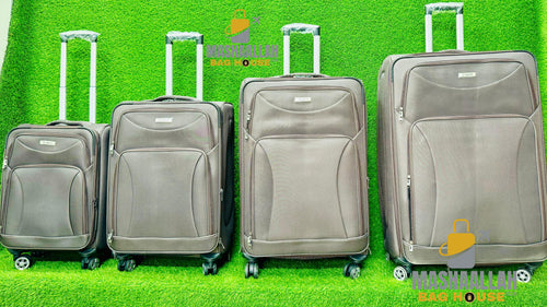 Sansiro 4 pics set softside luggage 4w